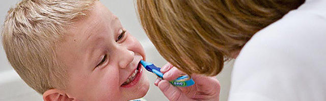 Brush your teeth at least twice a day